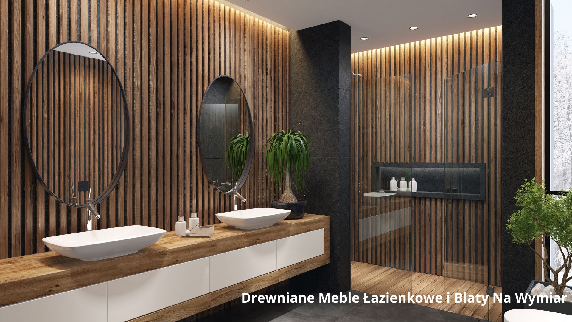 Drewniane Meble Na Wymiar Do Łazienki